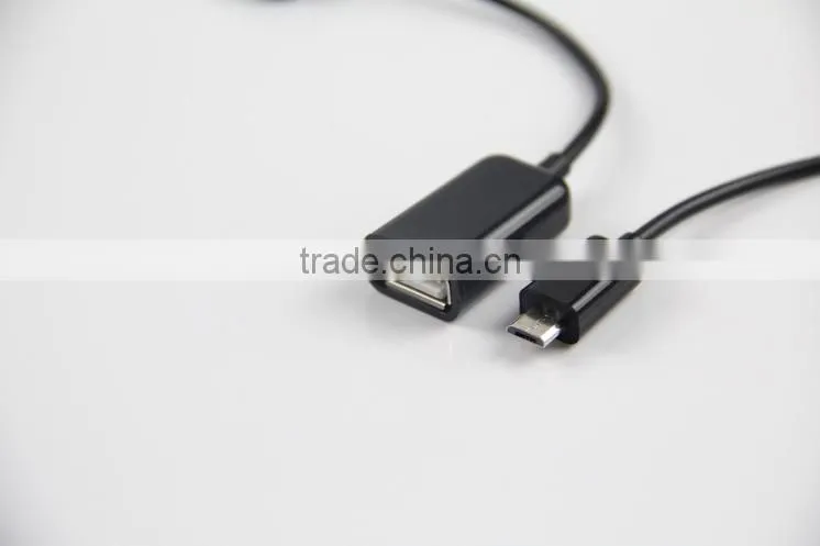 USB2.0 otg micro usb cable for mobile phone