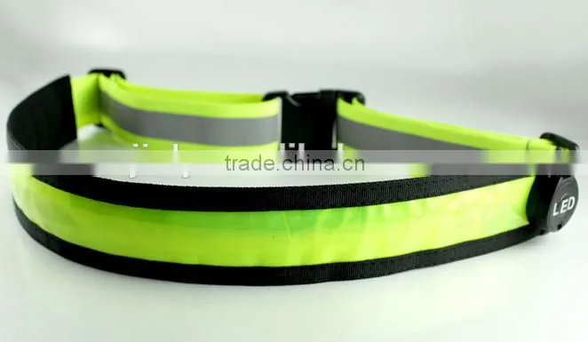 The Bright LED Safety Light Sport Running Belt