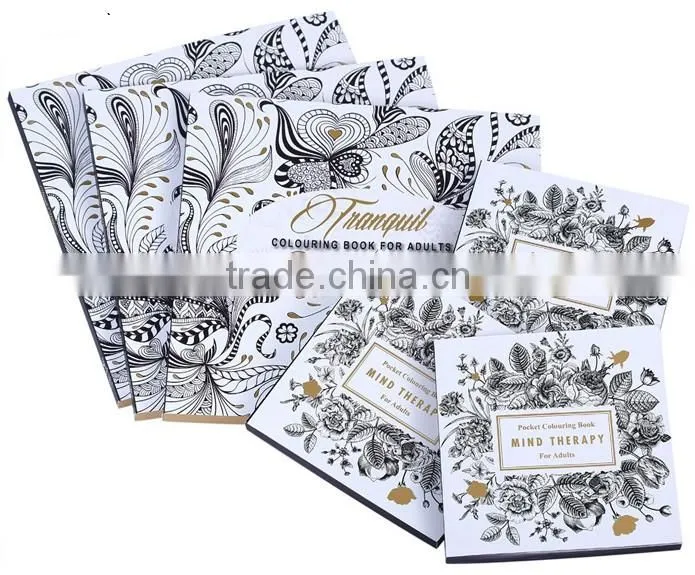 Shenzhen colouring secret garden adult and children drawing coloring book printing