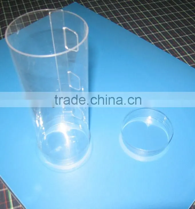 small clear hard plastic tube