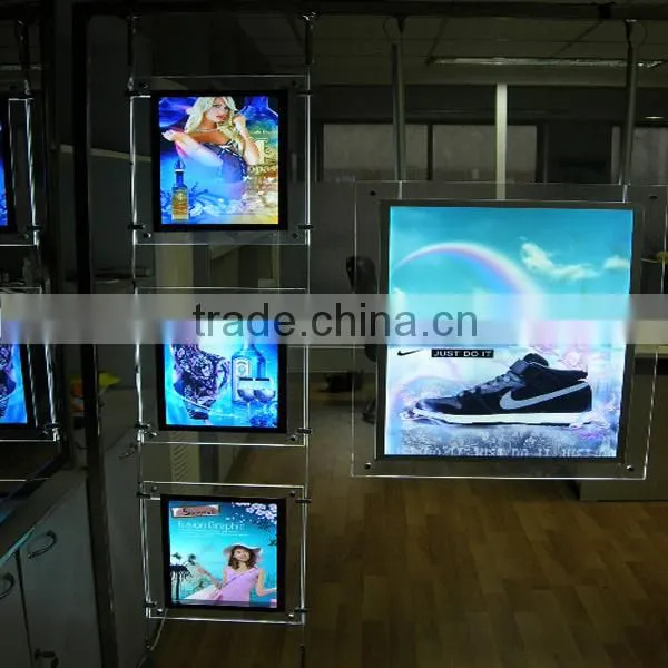 2015 High brightness slim crystal light frame