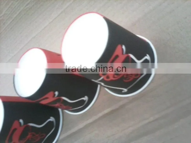 logo print paper cups disposable coffee paper cups