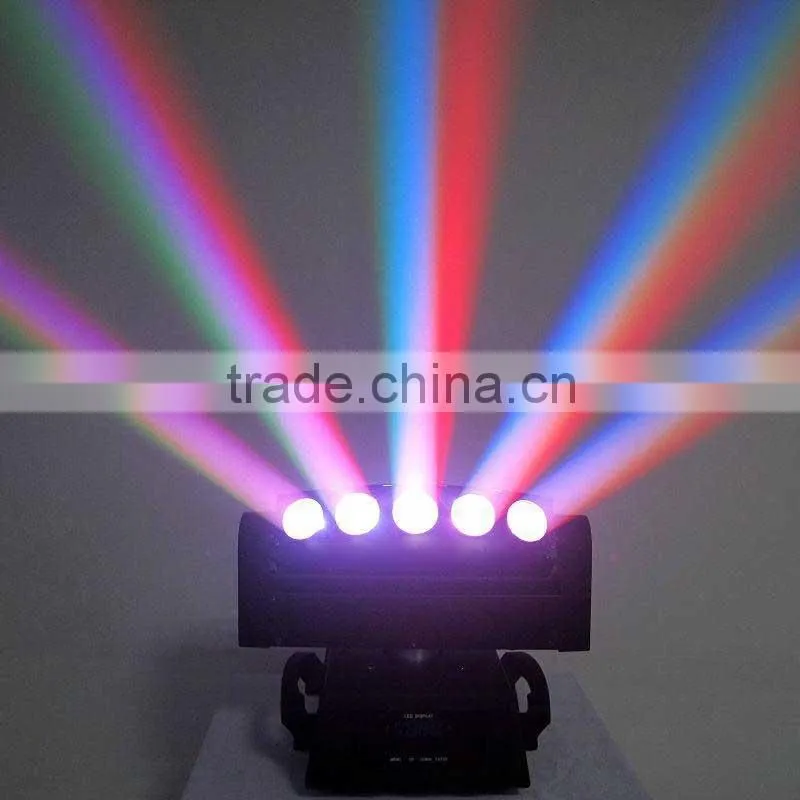 Wholesale led beam lights DMX five head moving head beam light spider light