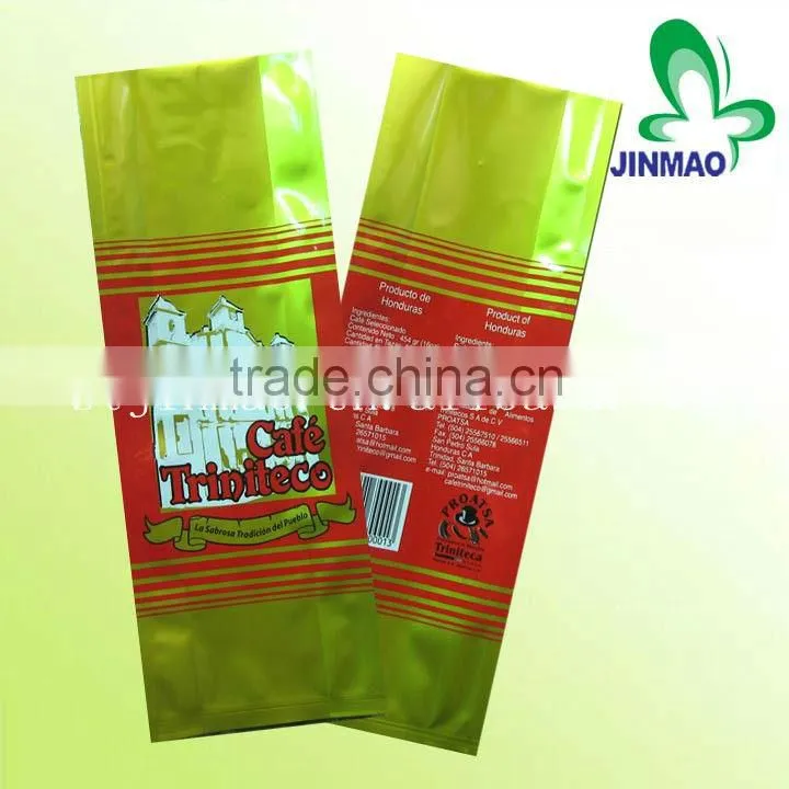 Quad Seal Bags for Coffee Packing