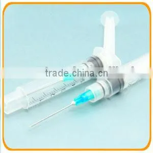 medical plastic good quality white color syringe