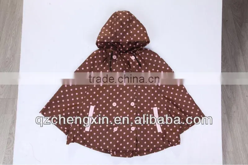 lovely kid yellow raincoat
