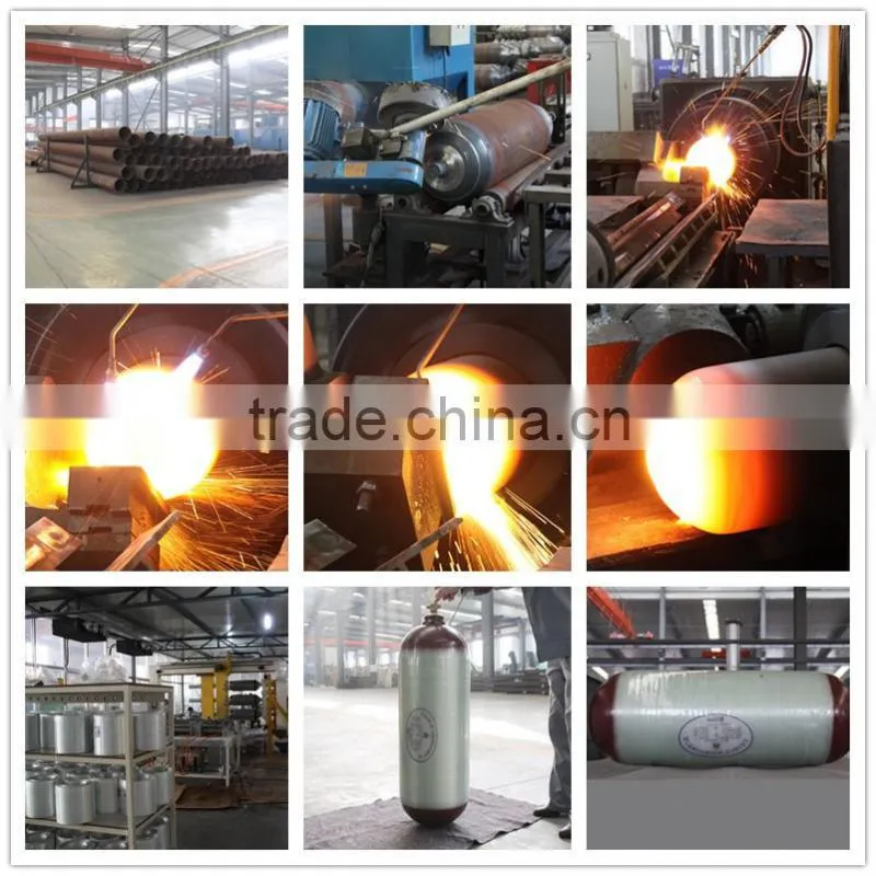 Type I High Quality Steel Gas Cylinder with Valves