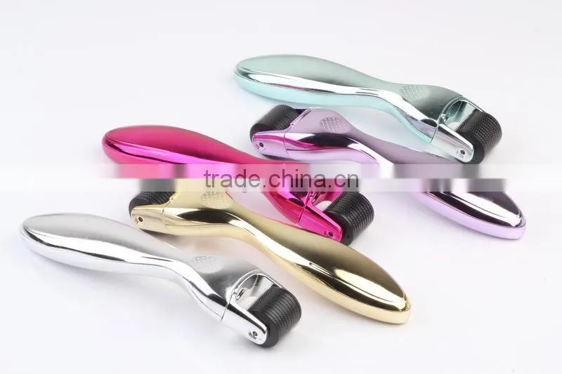 600 needles head changeable derma meso roller,micro needle mesotherapy derma roller -L013