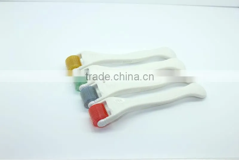 painless Derma roller/ 200 needles derma roller with replacable head for skin cure