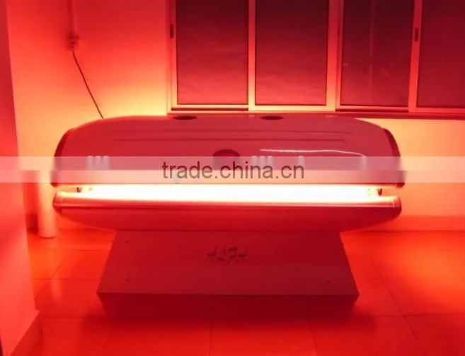 Tanning bed with Ray Therapy Horizontal collagen tanning machine