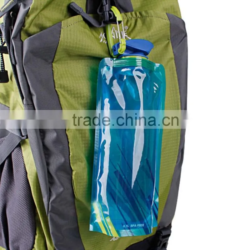 plastic sports drink foldable water spout pouch