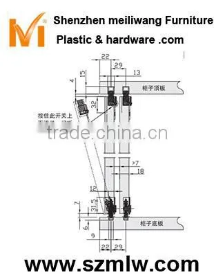 Wardrobe Sliding Door Fitting