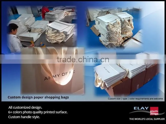 Paper shopping bags