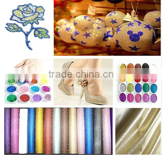 High gloss colorful metallic PET glitter for plastic