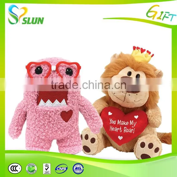 OEM Saint Valentine's day mini plush panda teddy bear toys