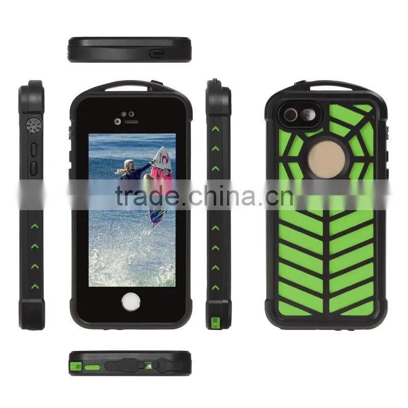 Waterproof case with clear sound, spider mobile phone case