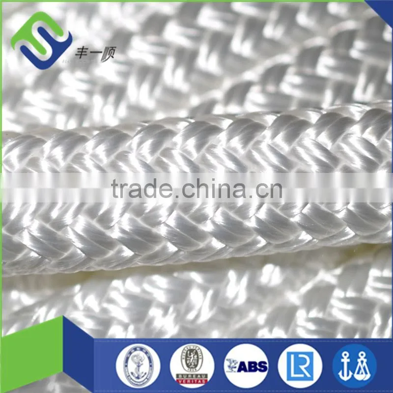 10mm Double Braided nylon Polyester Rope/anchor line rope