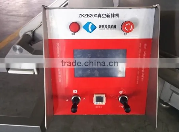 High-speed Vacuum Meat Bowl Cutter For Sausage / Bowl Chopper Machine For Meat Processing