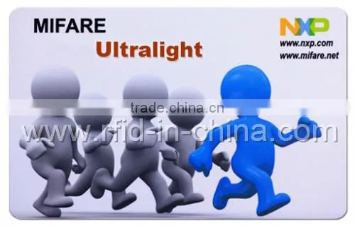 PVC Blank RFID Magnetic Strip Credit Card for E-payment