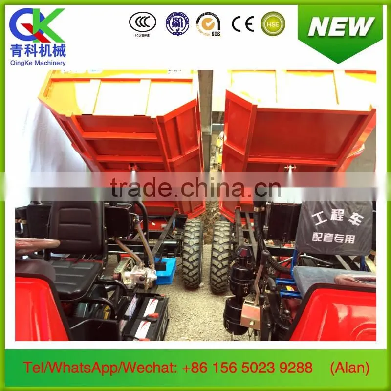 Heavy Load Dump Garbage Tricycle With Dump