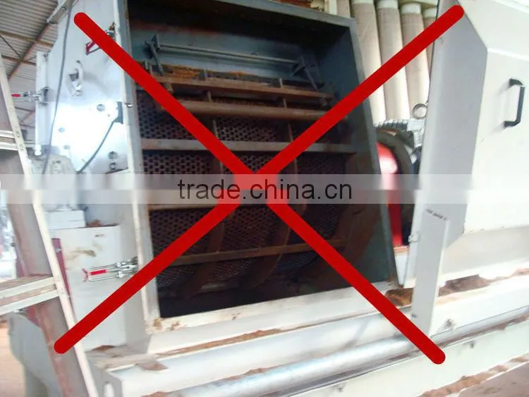 Cut palm EFB Long fibre to short quickly