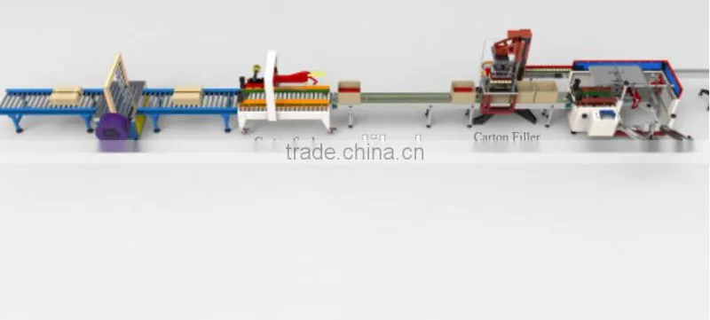 Automatic Case Sealer for Bottled Drinks Cartoning Sealing Machine for Bottled Beverage