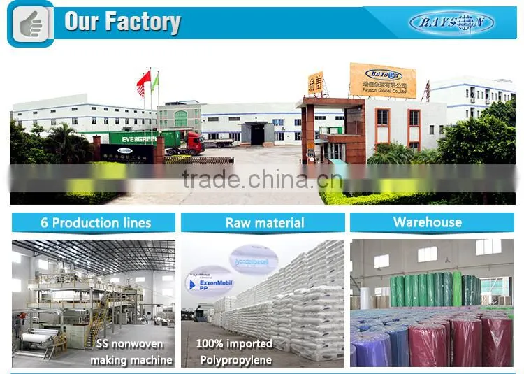 Anti uv finished pp polypropylene non woven material