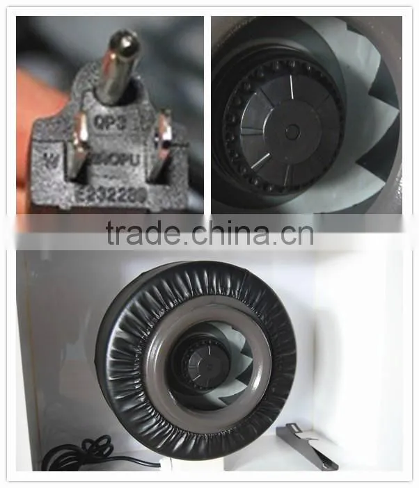 2016 greenhouse metal inline/hydroponics duct inline fan