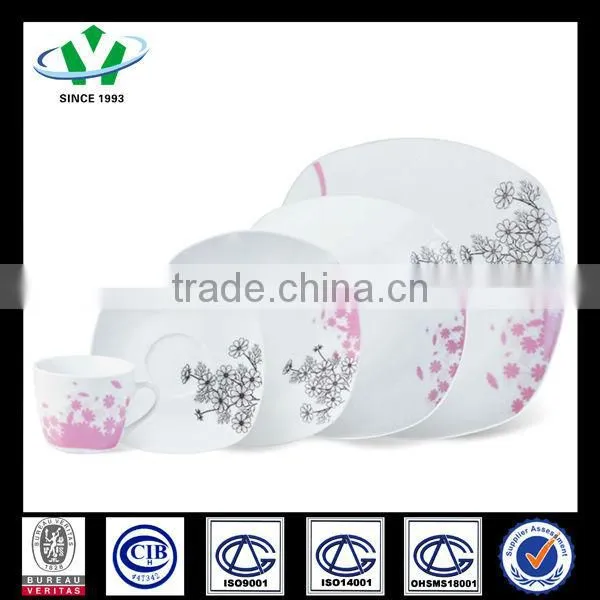 Porcelain Square Dinner Set Made In China