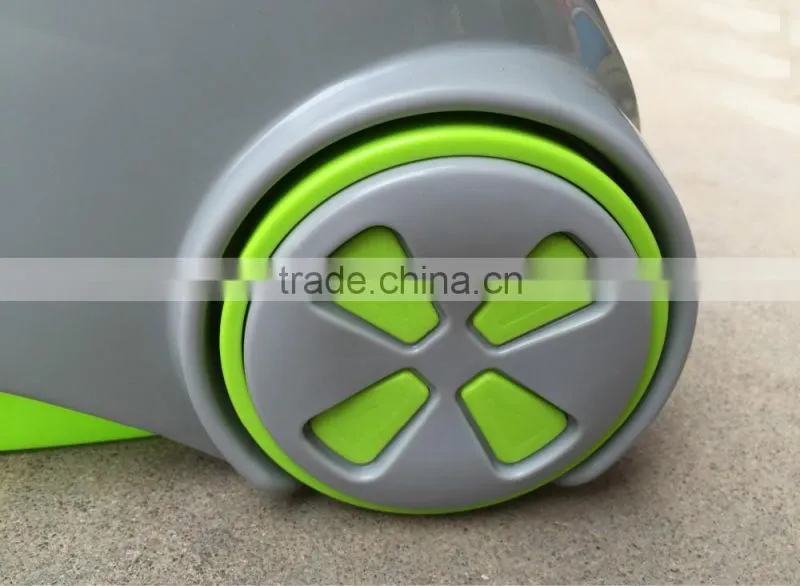 Portable Magic Mop with 2 wheels SS bucket Reusable spin Mop Heads