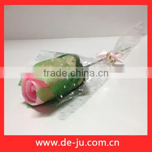 Rose Flower Shape Towels Wedding Gift Souvenirs