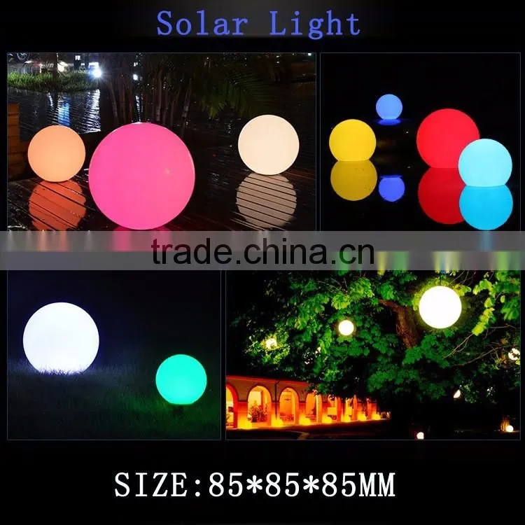 New Arrival Solar Floating Light, Creative Decorative Garden Solar Light, Event Party Atmosphere Colorful Solar Light Ball