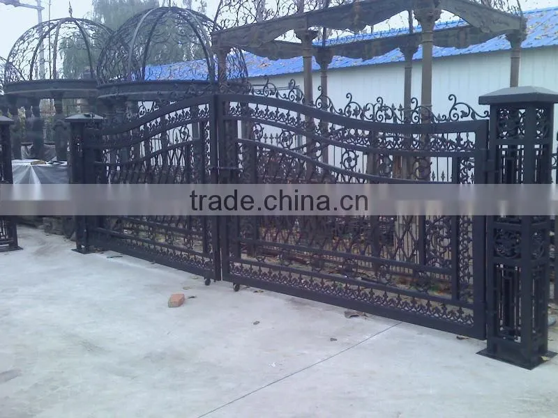 antique decorative garden cast iron gate design