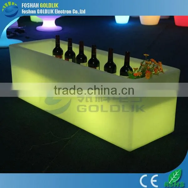 led illuminated ice bucket/large ice bucket