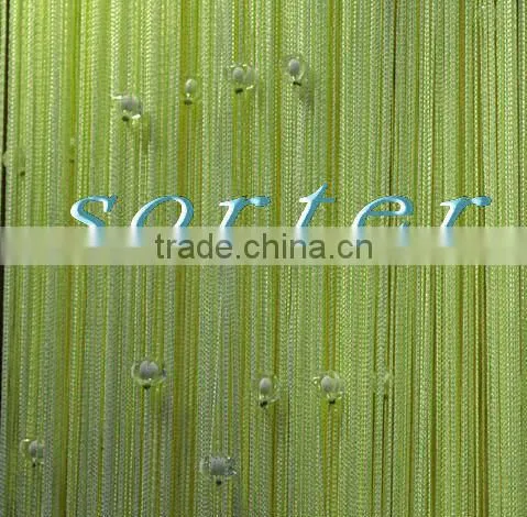 Sorter's decorative string curtain