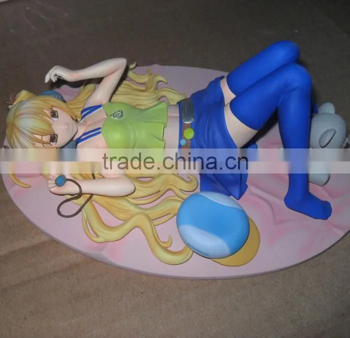Polyresin girl figurine decoration
