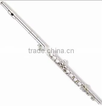 16 closed holes C key metal flute