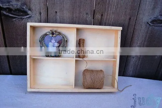 Nature wood tea box ,tea cup storage box ,wooden box