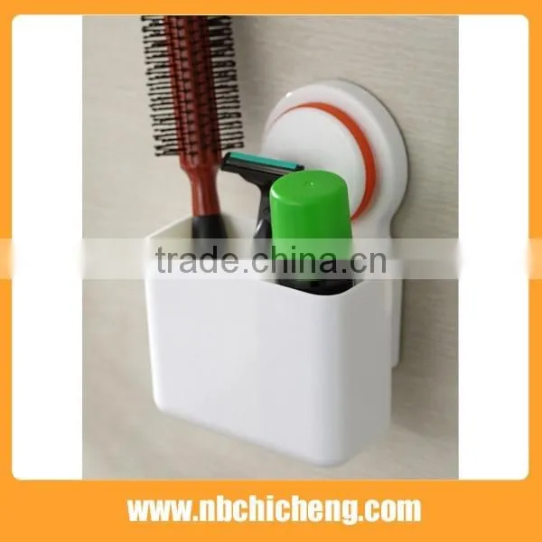 wall mounted storage holder plastic storage basket holder