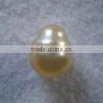 AAA 12-13mm golden circle shaped south sea pearl