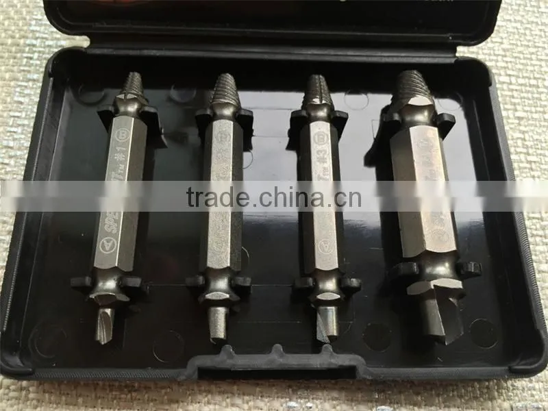 Double ended best broken screw extractor wood bolts hard head remover tool