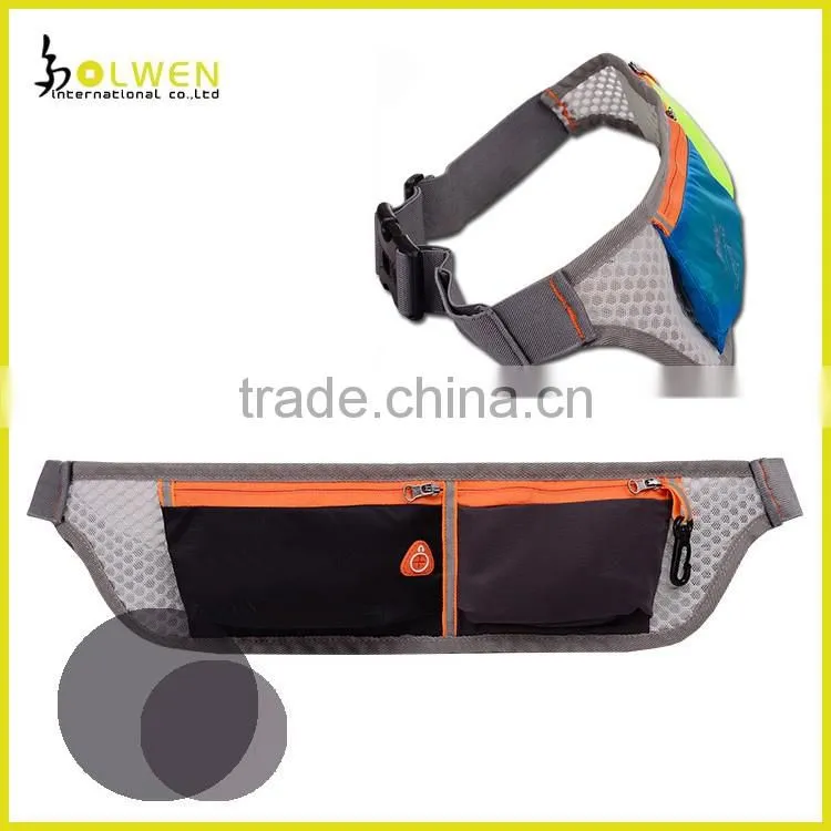 Travel Sport Running Cycling Waist Bag with Reflective stripe /Waist Pouch