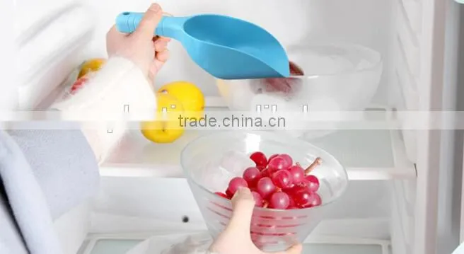 High quality PP material custom food scoop for ice cream, unique food scoops manufacturer