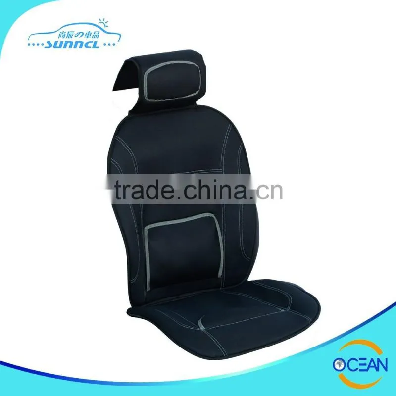 Customized Warm and Soft Micro Fibre Material Fur Car Seat Cushion with Cartoon Embroidery