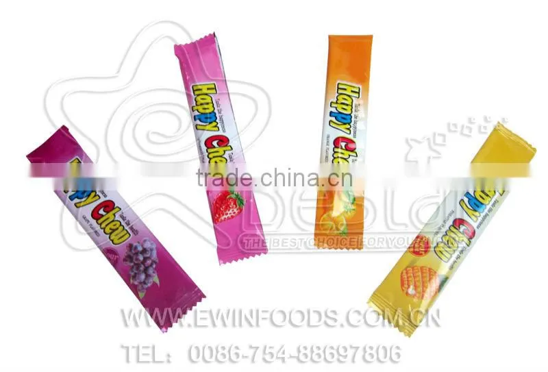 Happy Chew Fruity Flavors Soft Chewy Candy