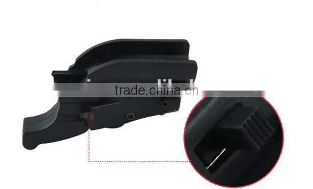Tactical Red Dot 635nm Compact Rail Laser Sight Weaver for Gun Rifle Pistol (ES-BR-LS17R)