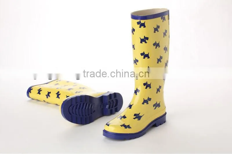 customize print half wellington boot for women