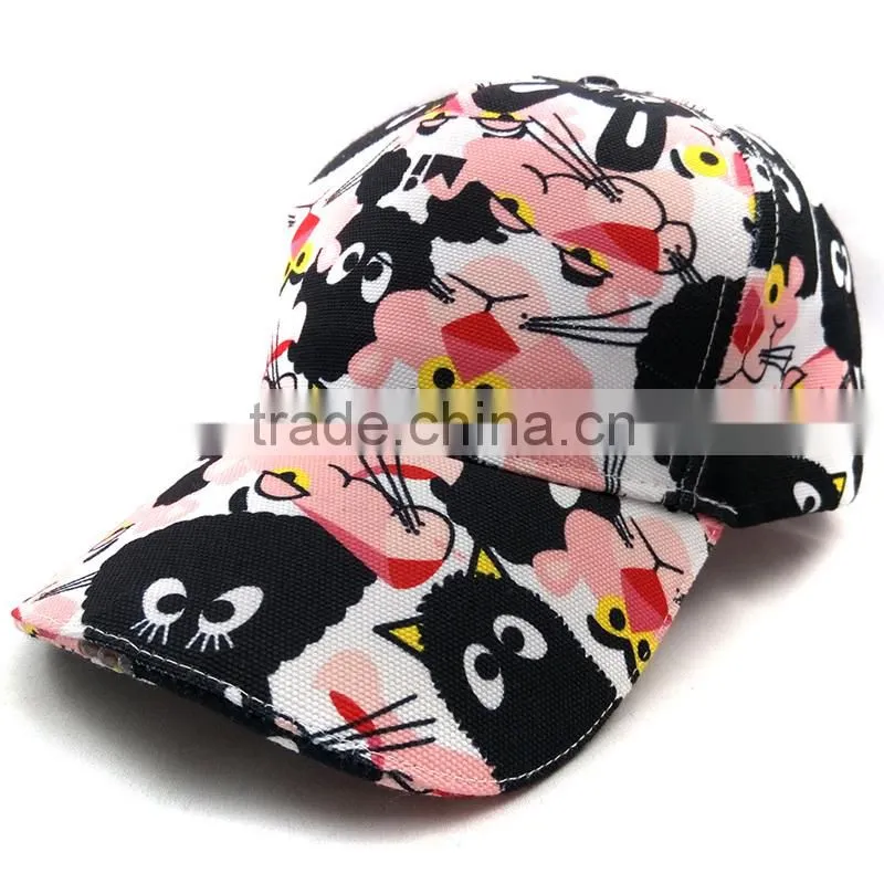 cusotm cheap 6 panel LED baseball caps with without logo