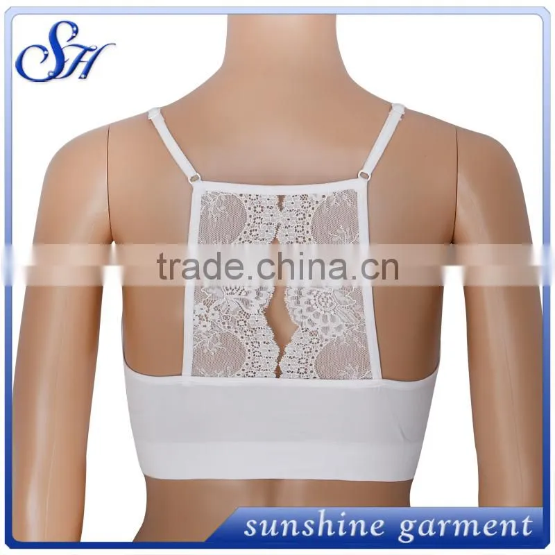 seamless sport yoga bra lace bra