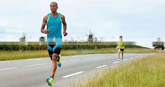 Custom CoolMax Dryfit Moisture Wicking Sleeveless Running Shirts for Men